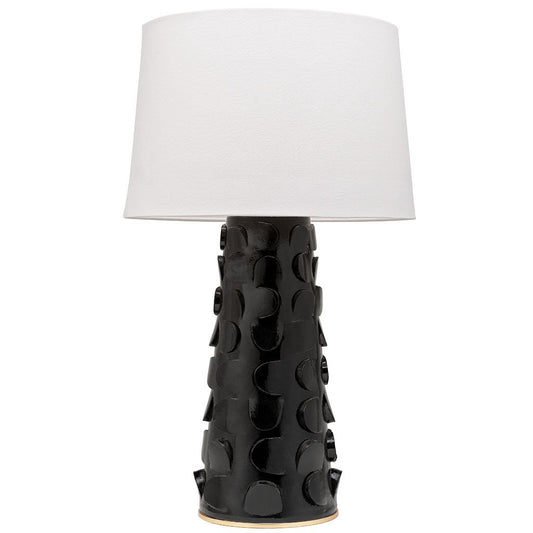 Naomi Table Lamp - Black/Gold Leaf Finish