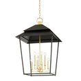 Load image into Gallery viewer, Natick Pendant - Soft Black/Aged Brass
