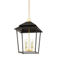 Load image into Gallery viewer, Natick Pendant - Soft Black/Aged Brass
