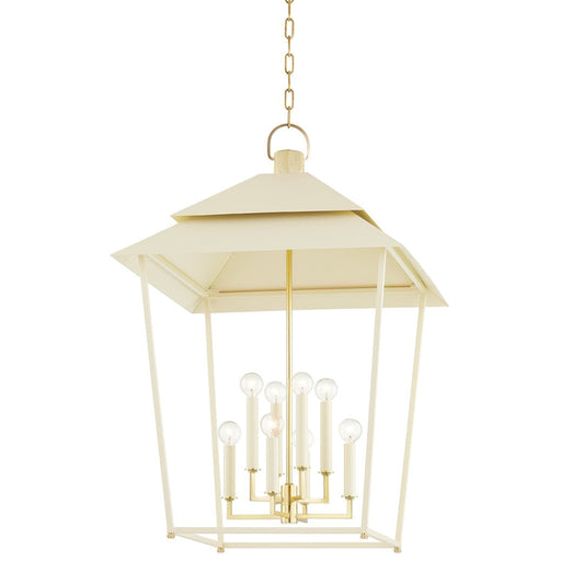 Natick Pendant - Soft Sand/Aged Brass