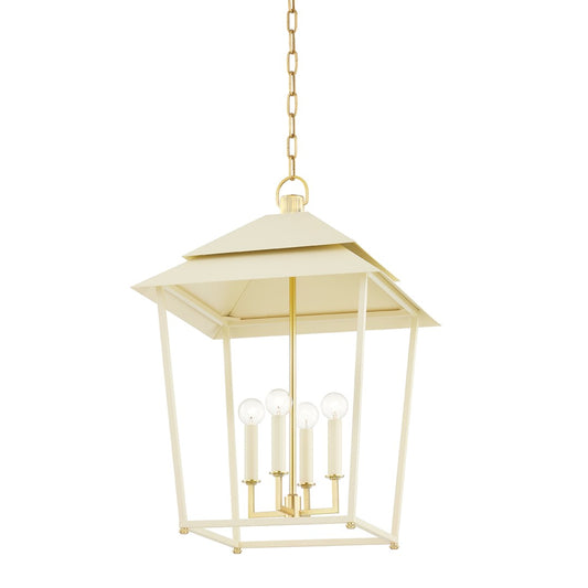 Natick Pendant - Soft Sand/Aged Brass