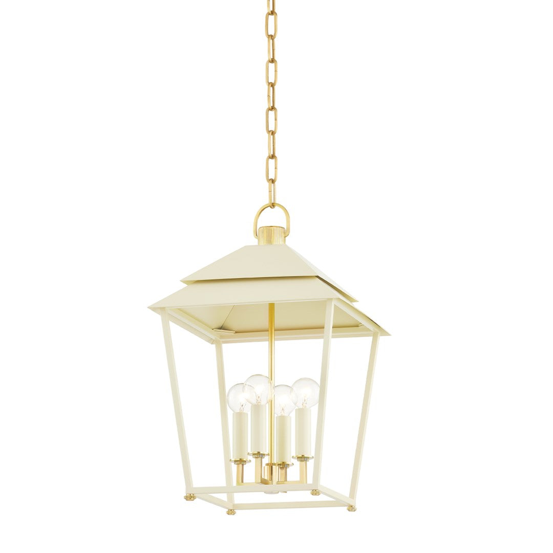 Natick Pendant - Soft Sand/Aged Brass