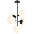 Load image into Gallery viewer, Nebula Large LED Chandelier - Black Finish
