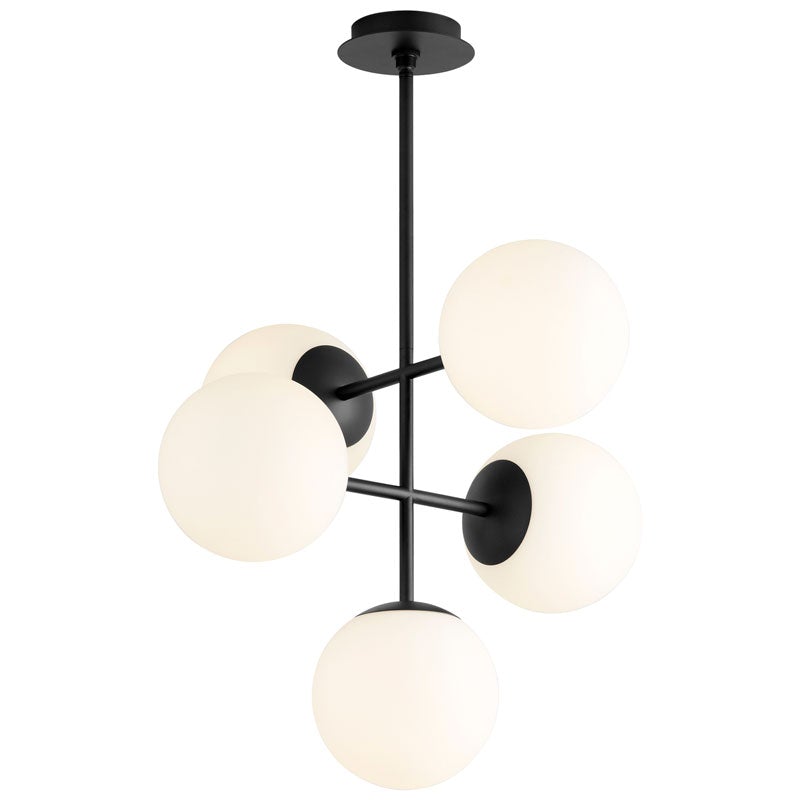 Nebula Large LED Chandelier - Black Finish