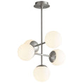 Load image into Gallery viewer, Nebula Medium LED Chandelier - Satin Nickel Finish
