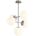 Load image into Gallery viewer, Nebula Large LED Chandelier - Satin Nickel Finish
