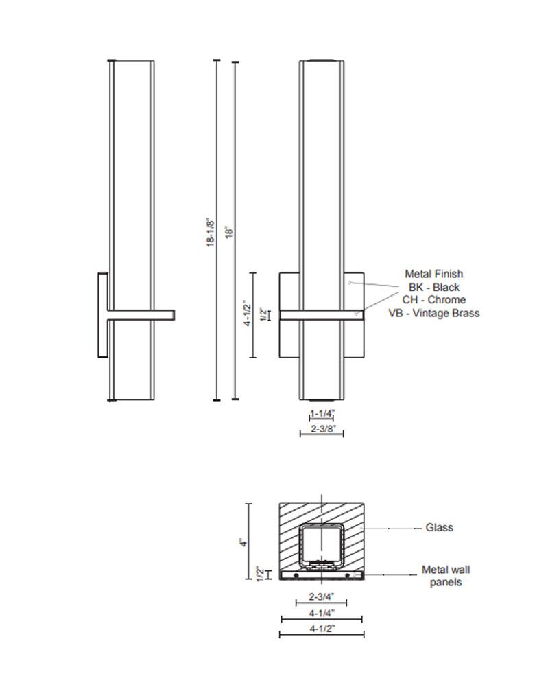 Nepal Bath Vanity - Diagram