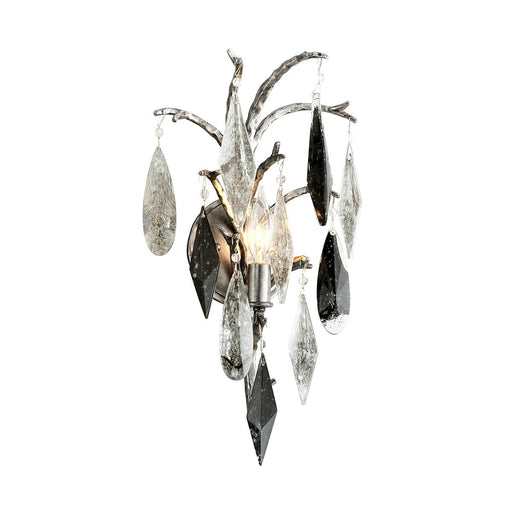 Nera Wall Sconce - Silver Leaf Finish