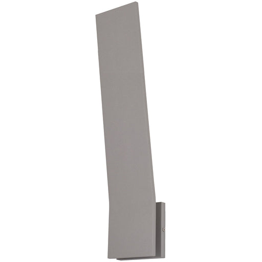 Nevis Large LED Outdoor Wall Sconce - Gray Finish