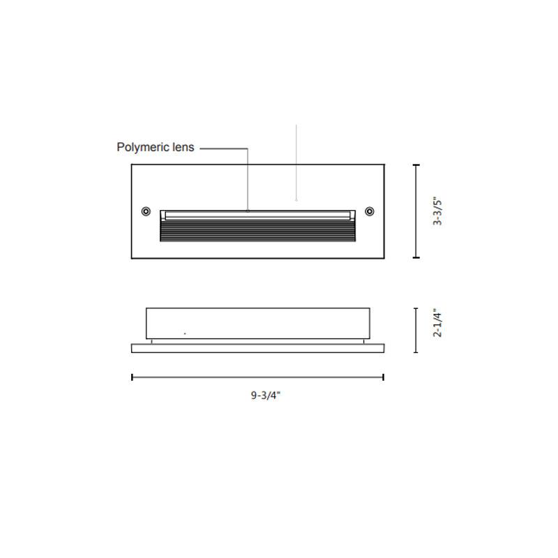 Newport LED 7110 Step Light - Diagram