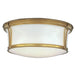 Newport Ceiling Light 15" Aged Brass