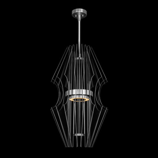 Newton Pendant 917340 - Silver Leaf Finish