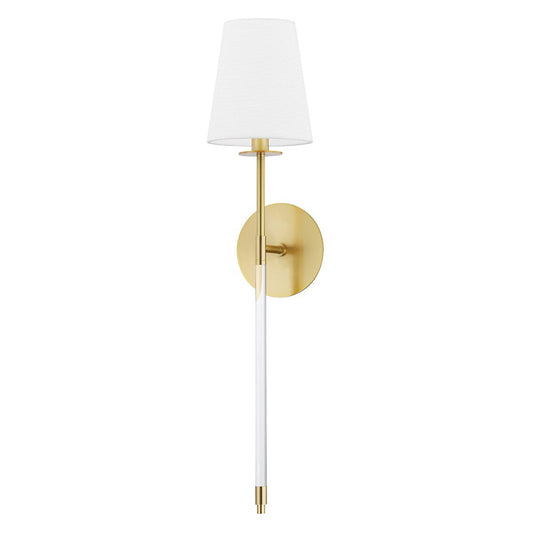 Niagra Wall Sconce - Aged Brass/Clear Finish