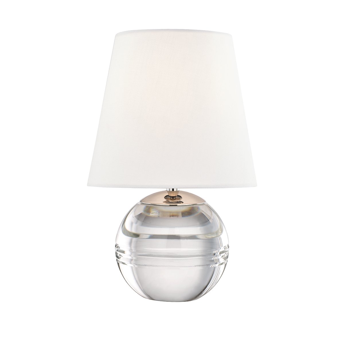 Nicole Table Lamp - Polished Nickel Finish