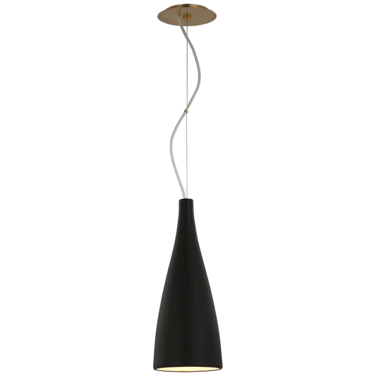 Nimbus Tall Pendant - Matte Black Finish