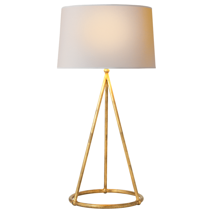 Nina Tapered Table Lamp - Gilded Iron