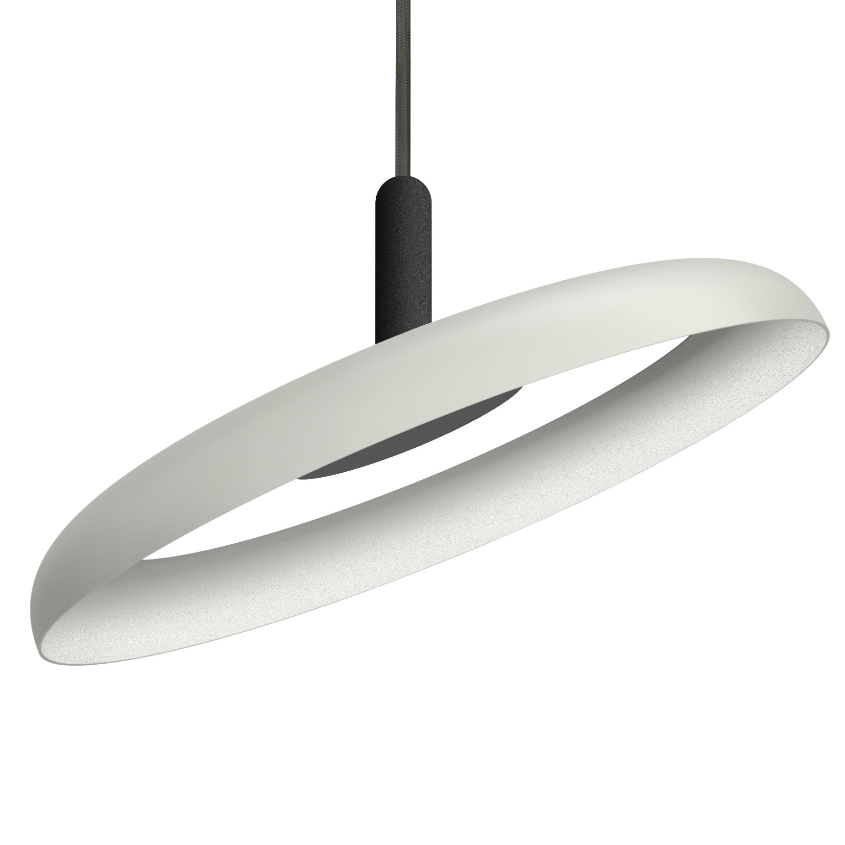 Nivel LED Pendant - Black/White Finish