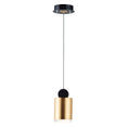 Load image into Gallery viewer, Nob Cylinder Mini Pendant - Gold & Black
