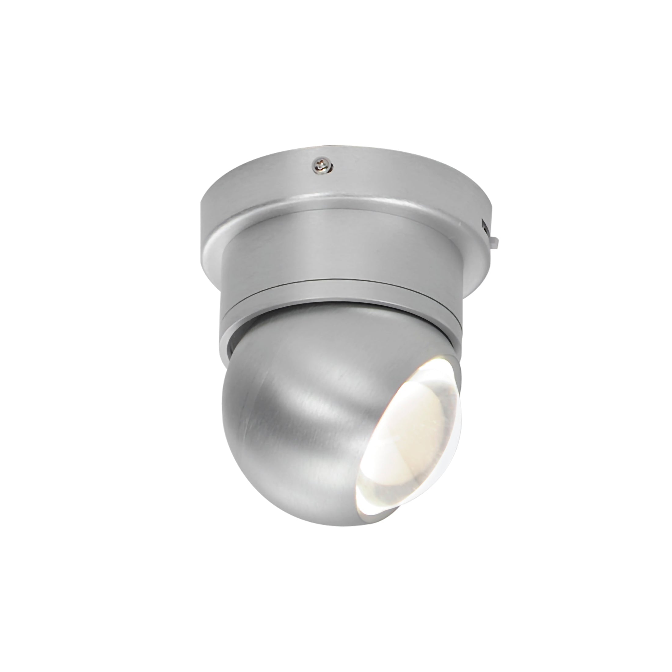 Nodes Adjustable LED Monopoint - Brushed Aluminum Finish