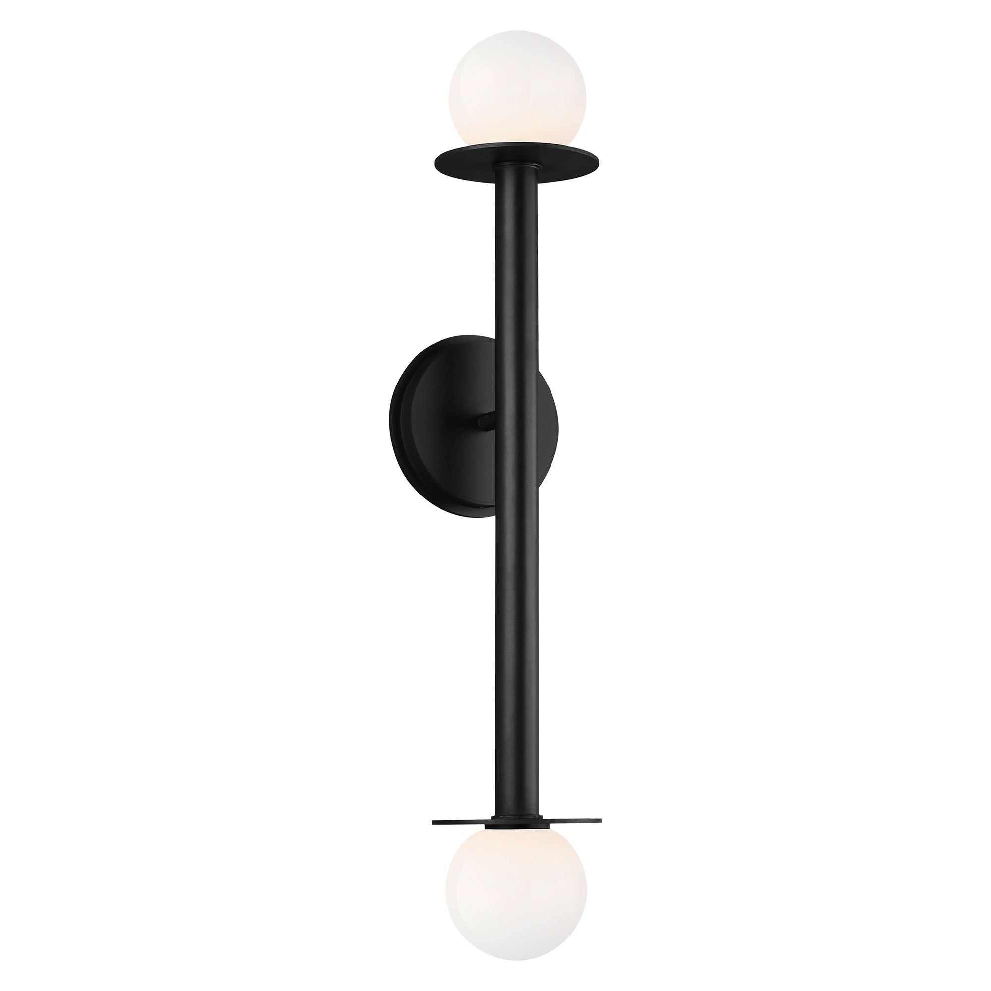 Nodes Double Sconce - Midnight Black Finish