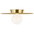 Load image into Gallery viewer, Nodes Large Flush Mount - Burnished Brass Finish
