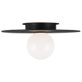 Load image into Gallery viewer, Nodes Medium Flush Mount - Midnight Black Finish
