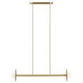 Load image into Gallery viewer, Nodes Medium Linear Chandelier - Burnished Brass Finish
