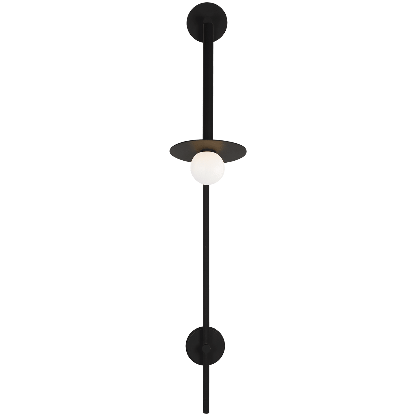 Nodes Large Pivot Sconce - Midnight Black Finish