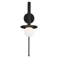 Load image into Gallery viewer, Nodes Small Pivot Sconce - Midnight Black Finish
