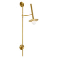 Load image into Gallery viewer, Nodes Large Pivot Sconce - Burnished Brass Finish
