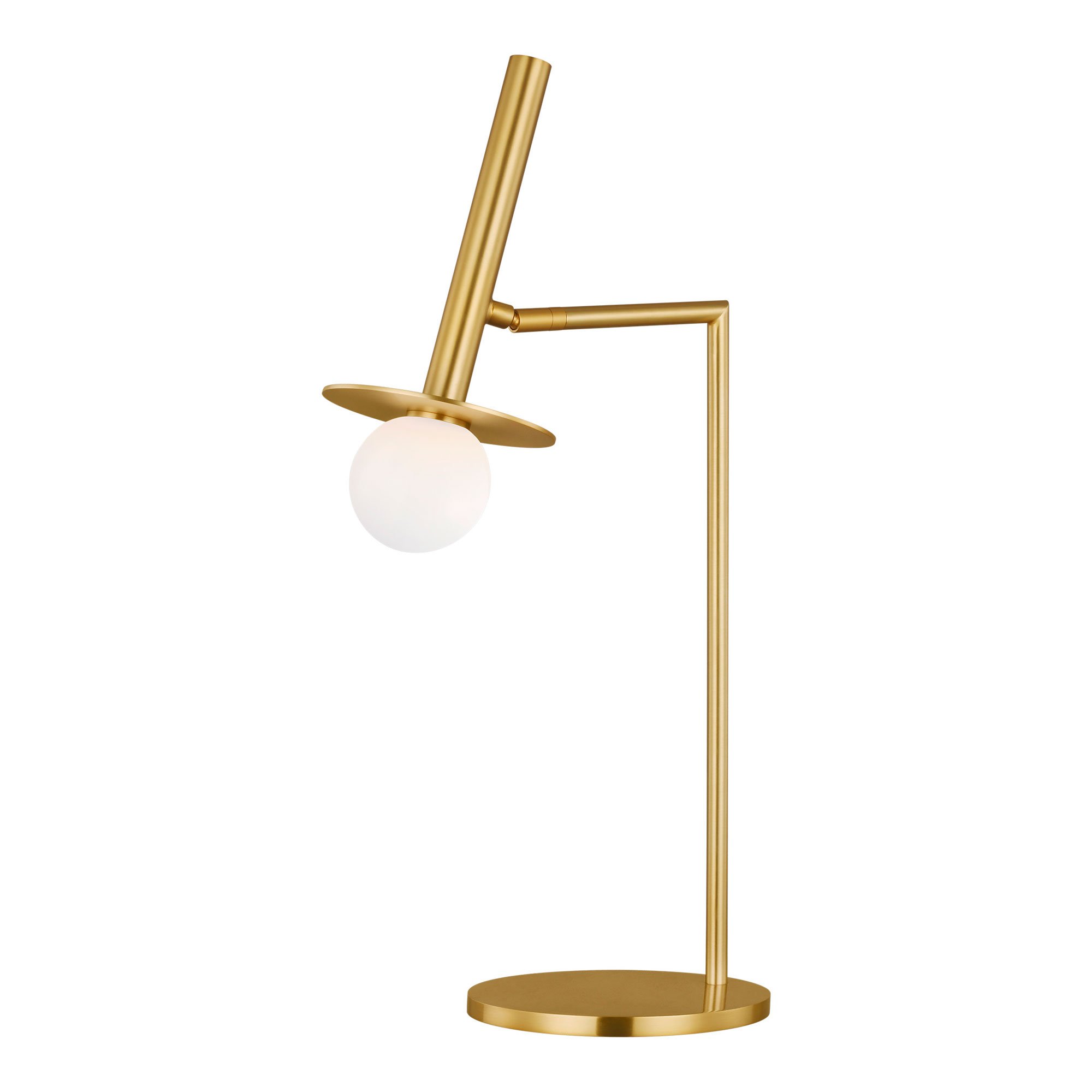 Nodes Table Lamp - Burnished Brass Finish