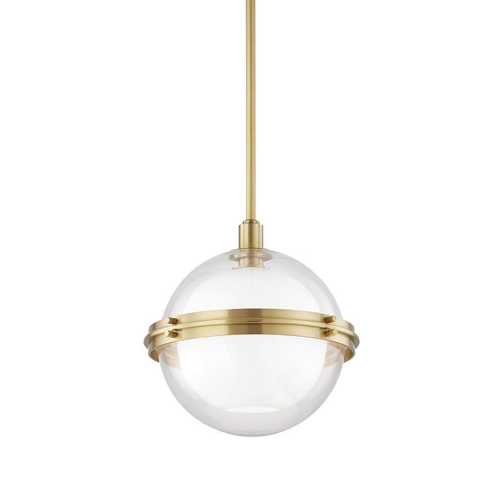 Northport Small Pendant - Aged Brass