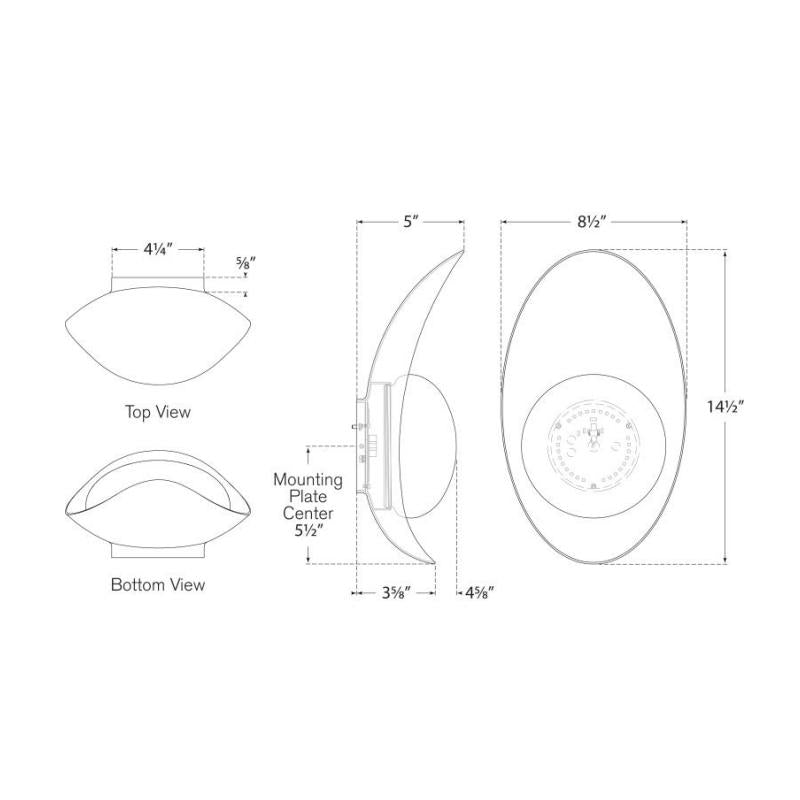 Nouvel Small Sconce - Diagram