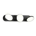 Load image into Gallery viewer, Novel 3-Light LED Bath Bar - Black Finish
