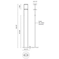 Load image into Gallery viewer, Novel LED Floor Lamp - Diagram
