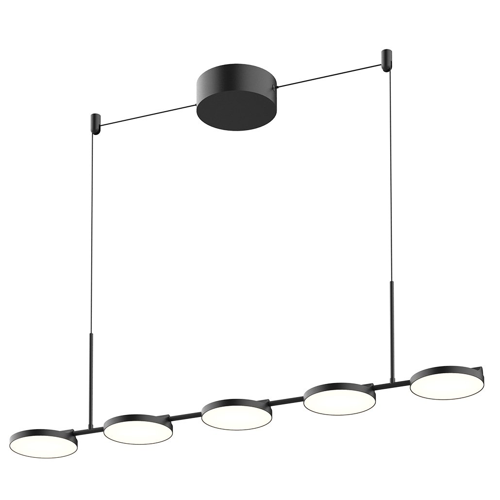 Novel LED Linear Suspension - Black Finish