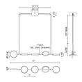 Load image into Gallery viewer, Novel LED Linear Suspension - Diagram
