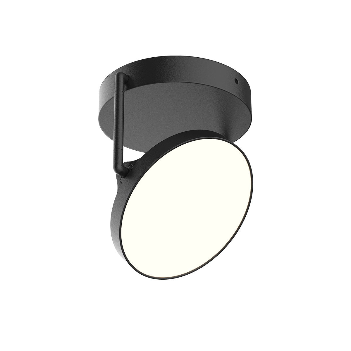 Novel LED Semi-Flushmount - Black Finish