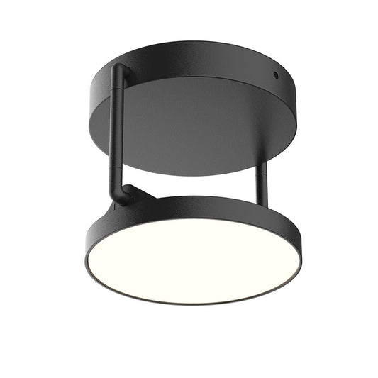 Novel LED Semi-Flushmount - Black Finish