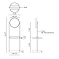 Load image into Gallery viewer, Novel LED Table Lamp Diagram
