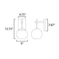 Load image into Gallery viewer,  Nucleus LED Wall Sconce - Diagram
