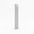 Load image into Gallery viewer, Nuda Large Outdoor LED Bollard - White Finish
