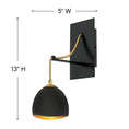 Load image into Gallery viewer, Nula Wall Light - Diagram
