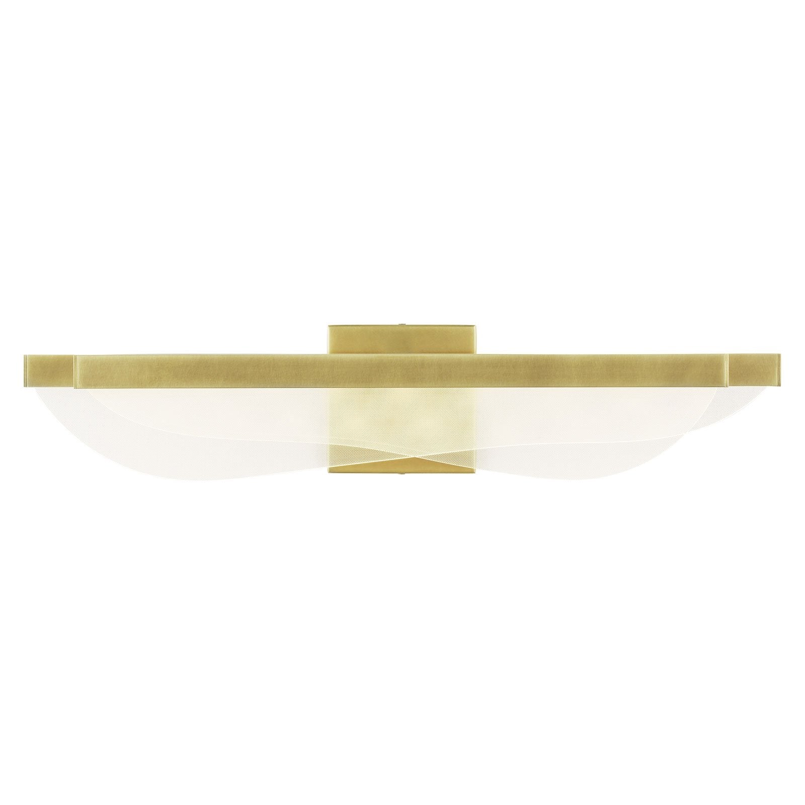 Nyra LED Bath Bar - Plated Brass Finish