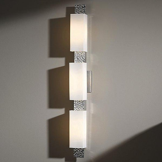 Oceanus 3 Light Wall Sconce - Opal/Vintage Platinum