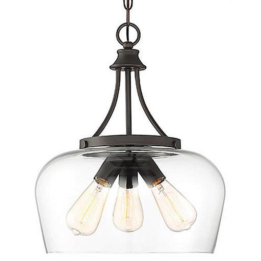 Octave 3-Light Pendant - Bronze