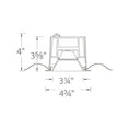 Load image into Gallery viewer, Oculux 3.5" LED Round Open Reflector Warm Dim Trim - Diagram
