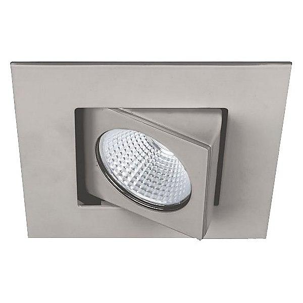 Oculux 3.5" LED Square Adjustable Trim - Brushed Nickel Finish