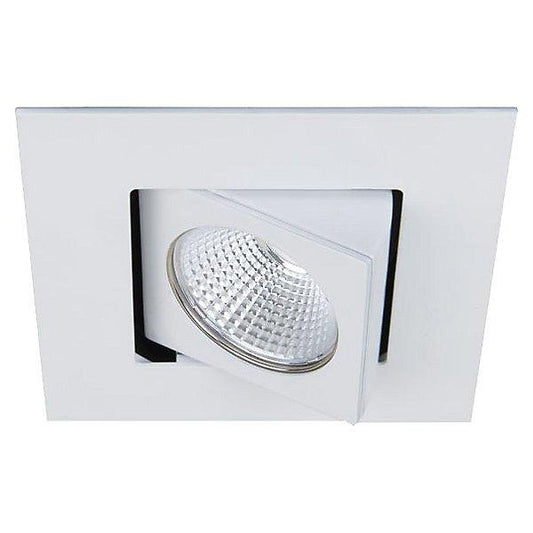 Oculux 3.5" LED Square Adjustable Trim - White Finish