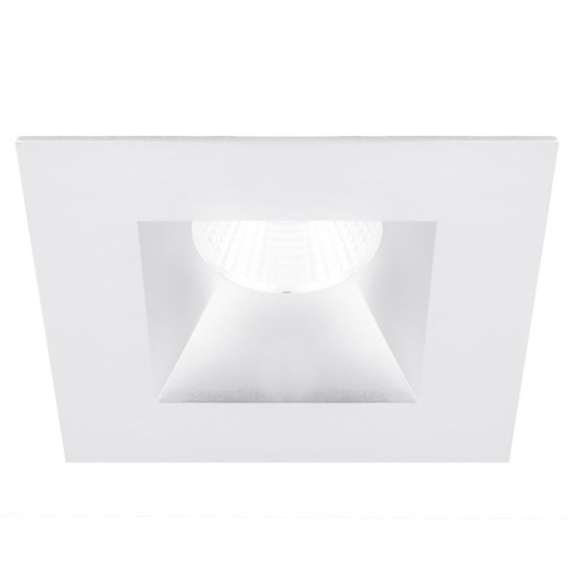 Oculux 3.5" LED Square Open Reflector Trim - White Finish